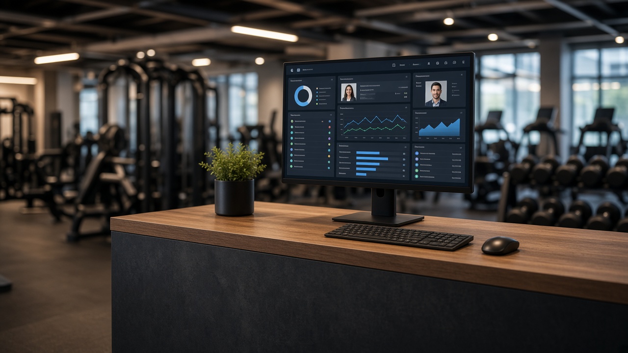 CRM dashboard for member and client management